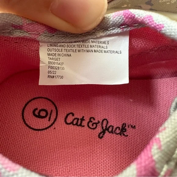 Cat & Jack Rory Unicorn Slip On Sneakers in Gray/Pink - Girls Size 6 NWT, Target - Picture 6 of 16